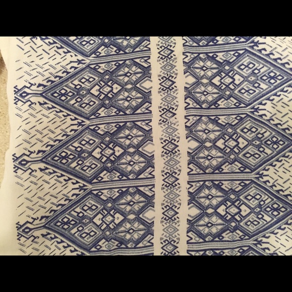 Billabong-White & Blue Summer Dress Size M - Picture 5 of 11